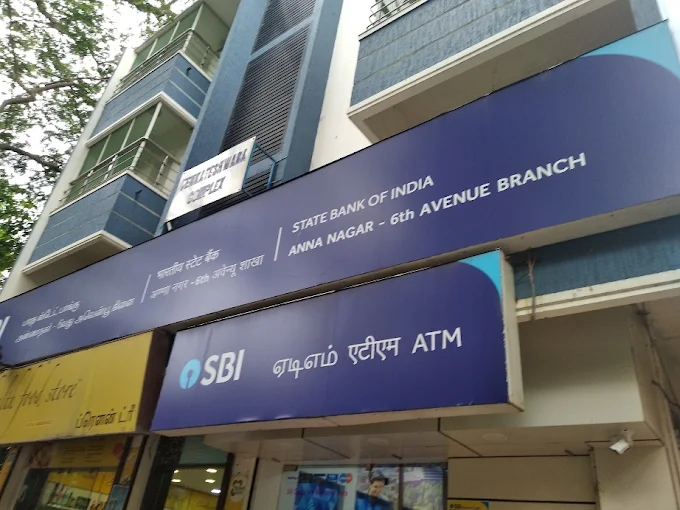 SBI Branch 6 Th Avenue Anna Nagar